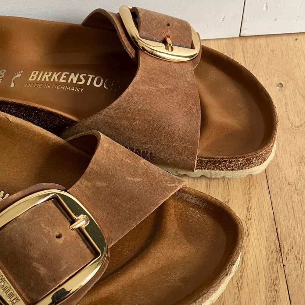 Birkenstock Brown Sandals 7 - Picture 3 of 5